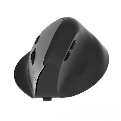 Wireless charging ergonomic upright hand-held mouse