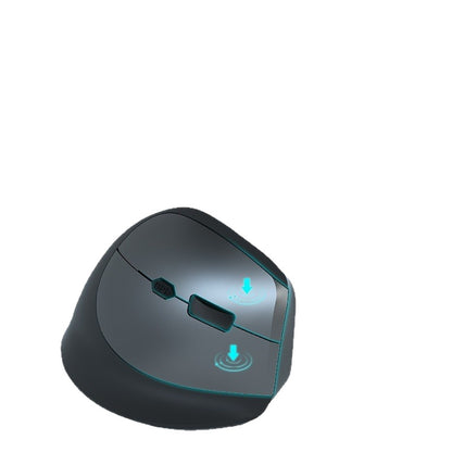 Wireless charging ergonomic upright hand-held mouse