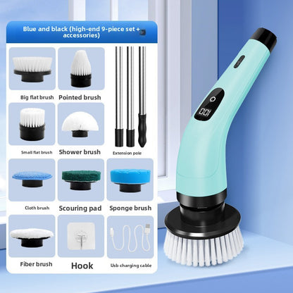 Wireless charging folding brush