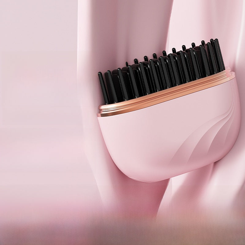 Wireless charging hair straightener