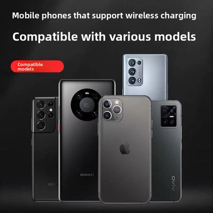 Wireless charging magnetic sheet back mounting