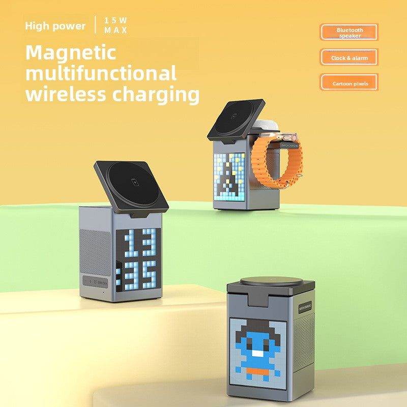 wireless charging magnetic suction wireless charging Bluetooth speaker