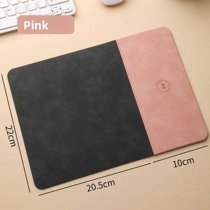 Wireless Charging Mouse Pad 15W Fast Charging PU Desk Mat