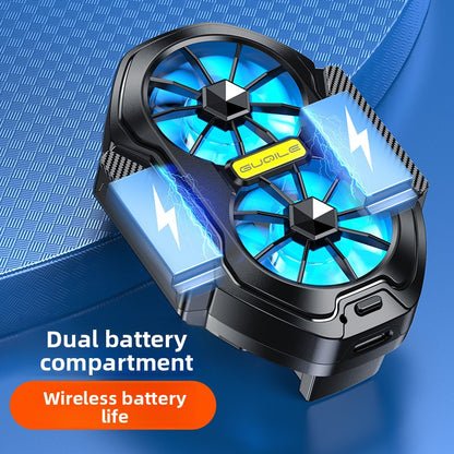 Wireless Charging Phone Cooler with Dual Fans