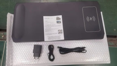 Wireless Charging RGB Laptop Stand with Hub and Height Adjustment
