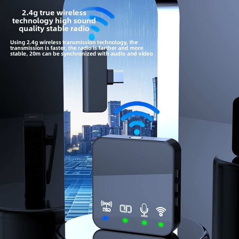 Wireless Clip-On Microphone