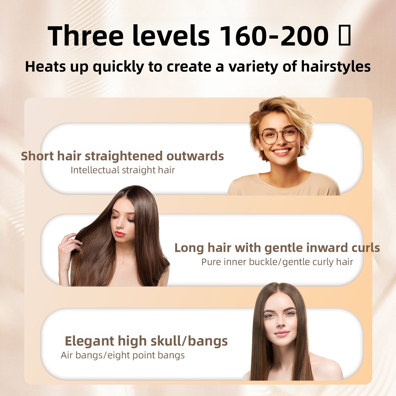 Wireless direct hair curling comb
