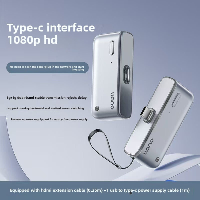 Wireless Display Adapter Type-C HDMI Screen Sharing Device