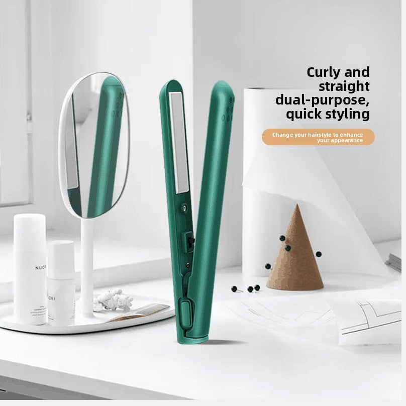 Wireless Dual Use Hair Straightener Curling Iron