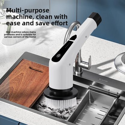 Wireless Electric Cleaning Brush with Multiple Attachments