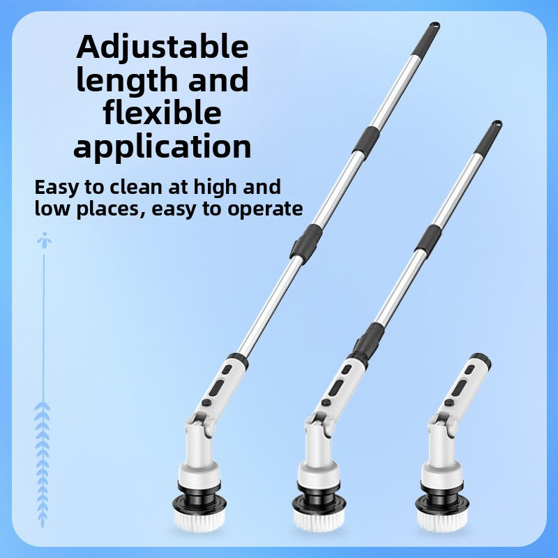 Wireless Electric Cleaning Brush with Rotating Heads