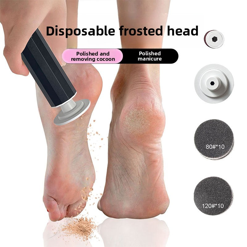 Wireless electric foot grinder