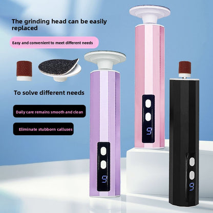 Wireless electric foot grinder