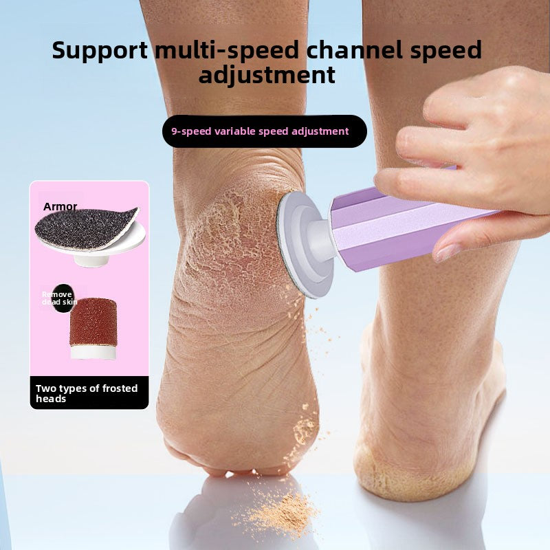 Wireless electric foot grinder