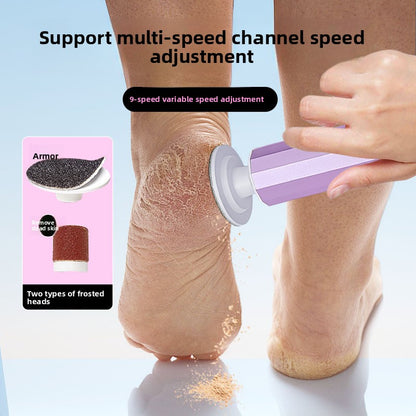Wireless electric foot grinder