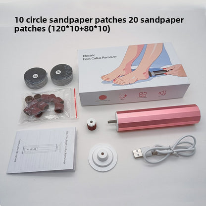Wireless electric foot grinder