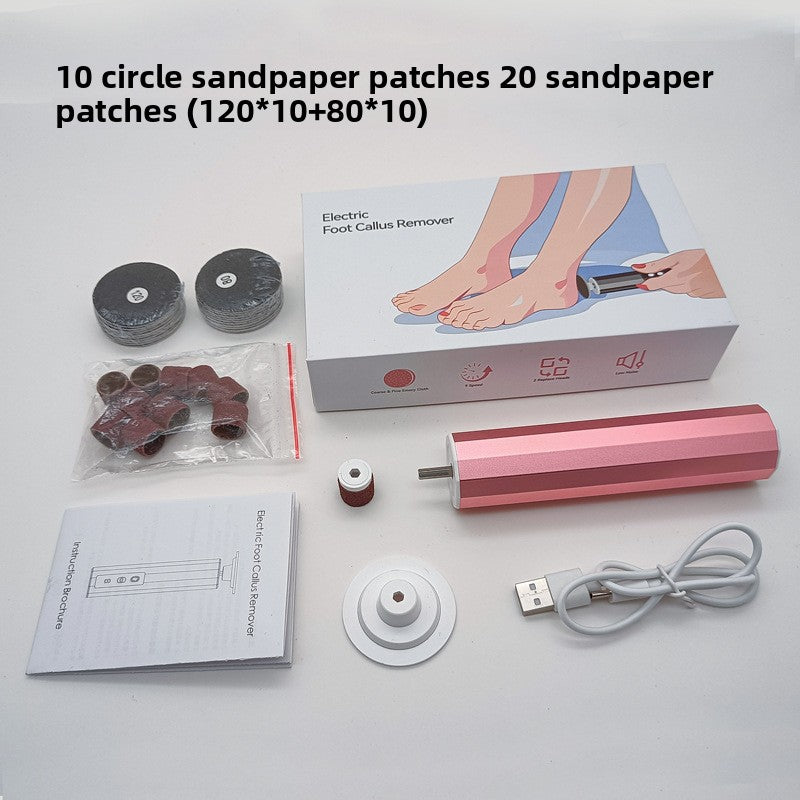 Wireless electric foot grinder