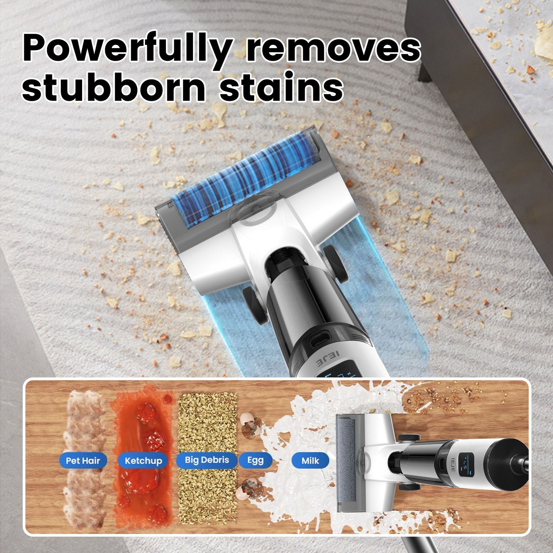 Wireless Floor Sweeper Suction Mopping Machine