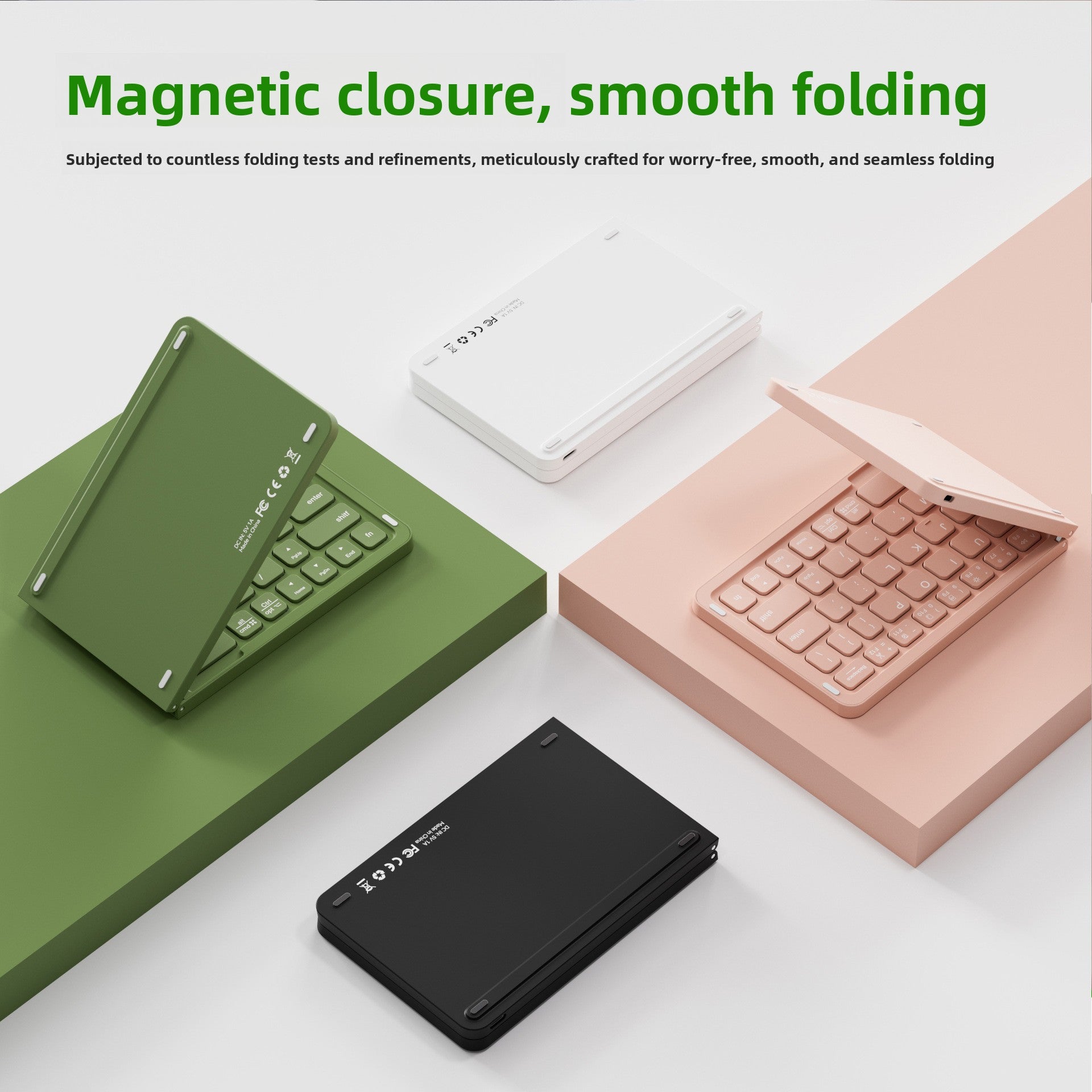 Wireless Folding Bluetooth Keyboard