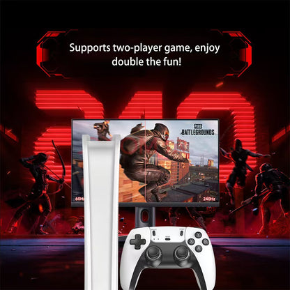 Wireless game console with a handheld controller