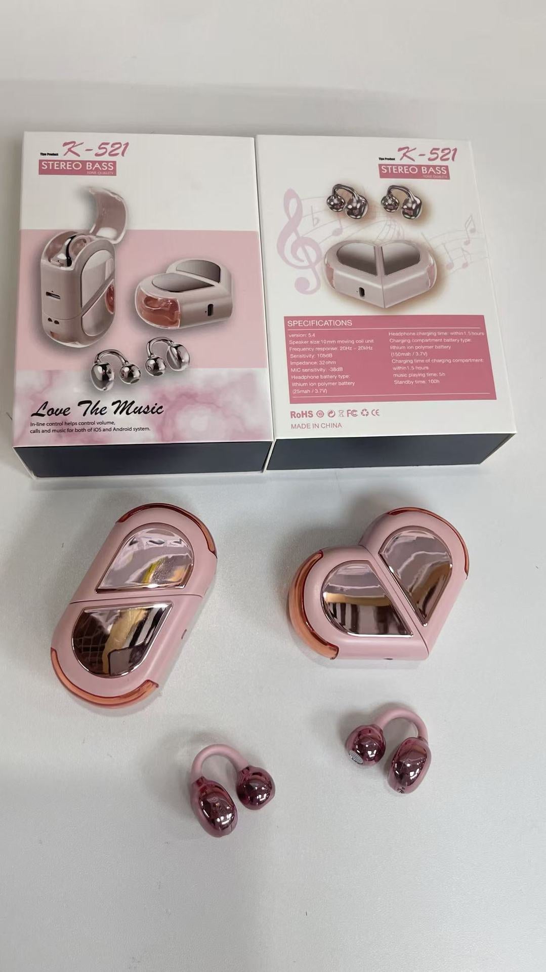 Wireless Gaming Bluetooth Earphones with Digital Display