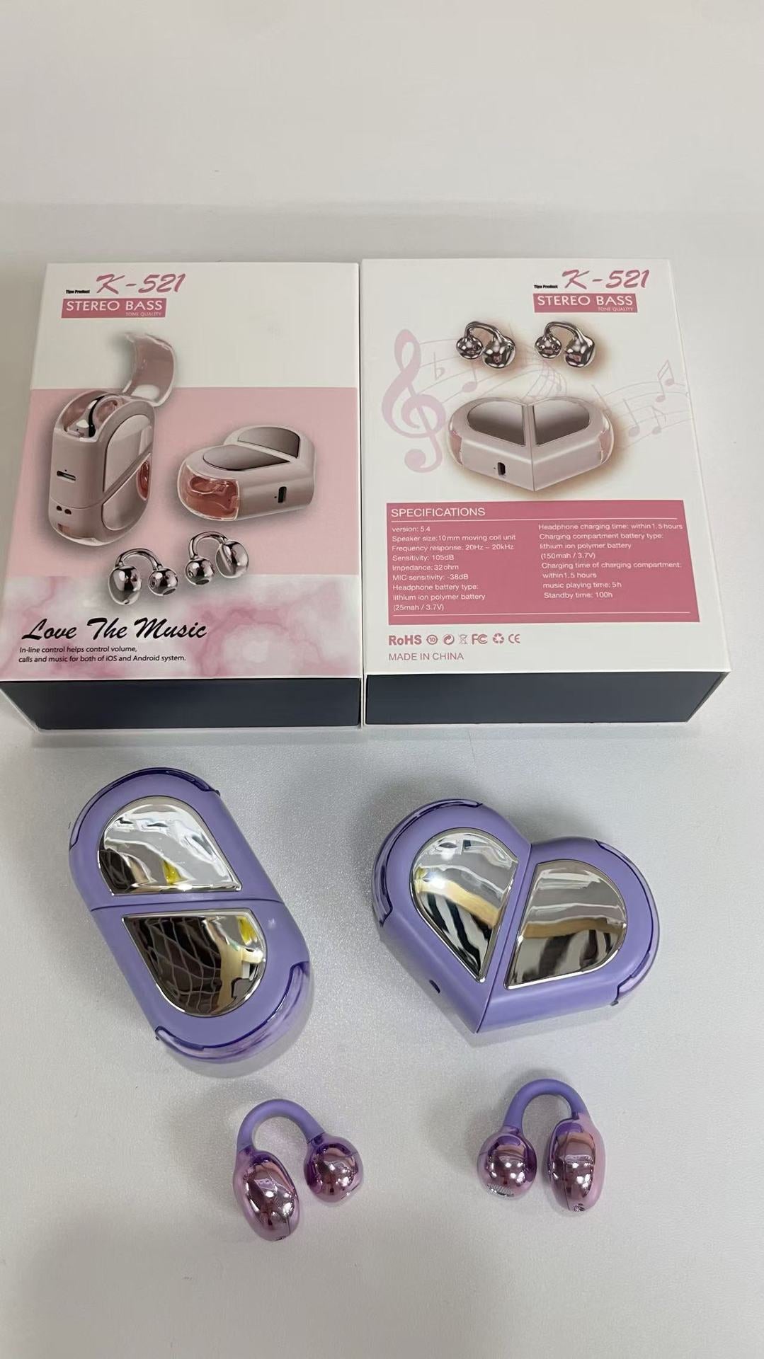 Wireless Gaming Bluetooth Earphones with Digital Display