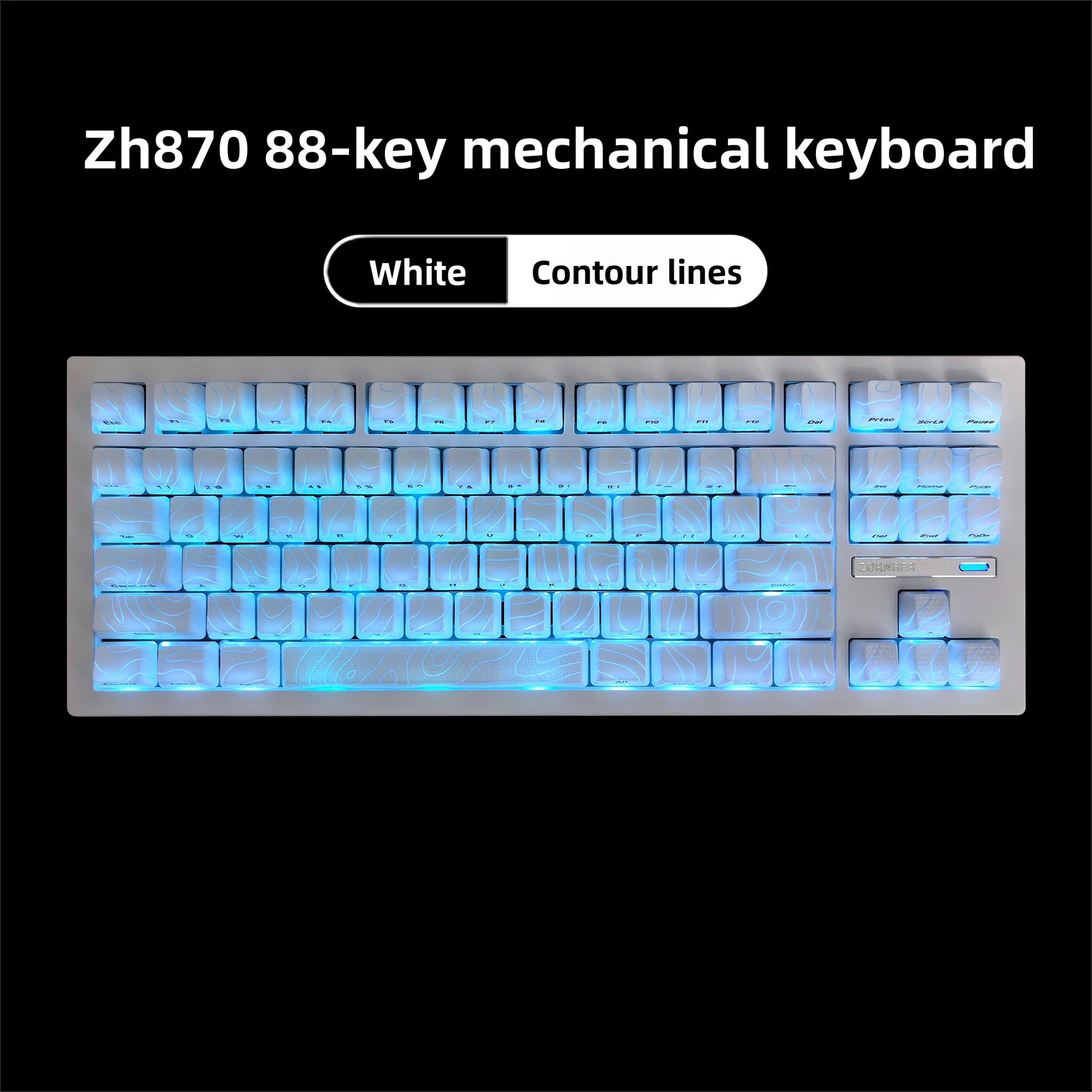Wireless Gaming Keyboard Three-Mode Full-Key Hot-Swappable