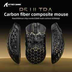 Attack shark r5ultra three-mode mouse black