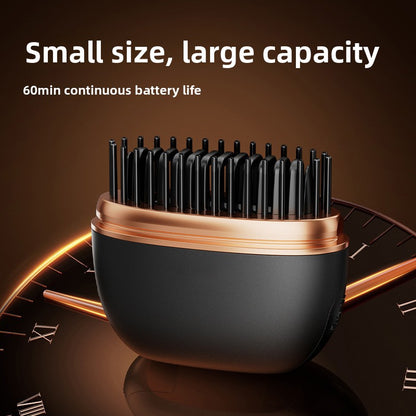 Wireless Hair Straightener and Curler Comb