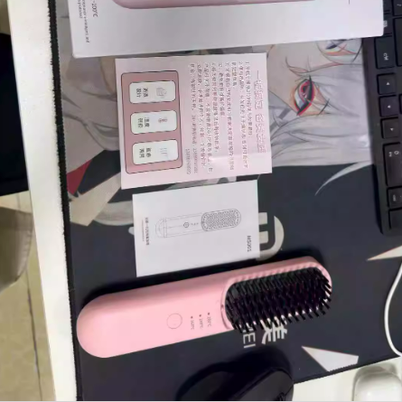 Wireless Hair Straightener and Curler with Negative Ion