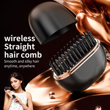 Wireless Hair Straightener Comb Portable Styling Tool