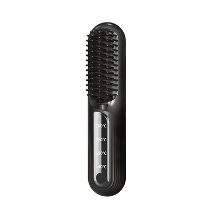 Wireless Hair Straightener Comb with Curling Function