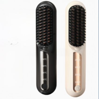 Wireless Hair Straightener Comb with Curling Function