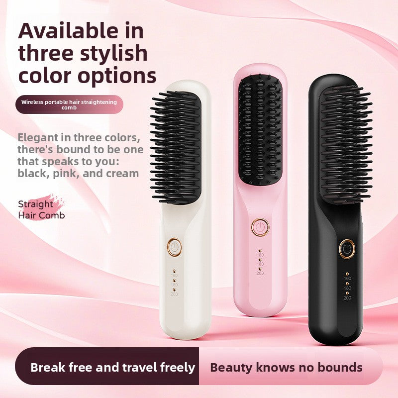 Wireless hair straightener