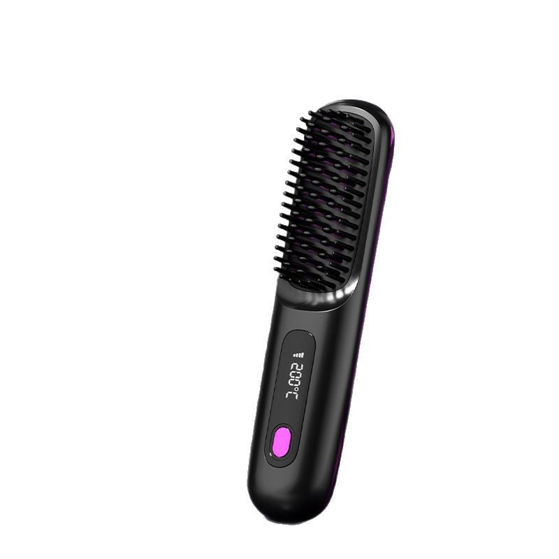 Wireless Hair Straightening Comb with Negative Ion Technology