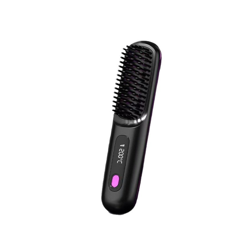 Wireless Hair Straightening Comb with Negative Ion Technology