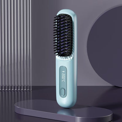 Wireless Hair Straightening Comb with Negative Ion Technology