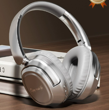 Wireless headphones with microphone and long battery life
