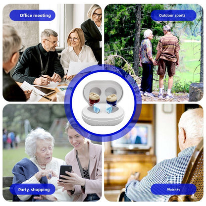 Wireless Hearing Aid with Magnetic Charging