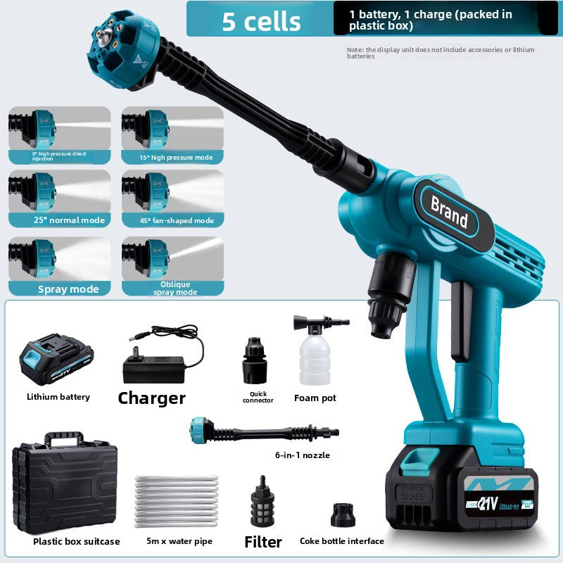Wireless High Pressure Car Wash Gun