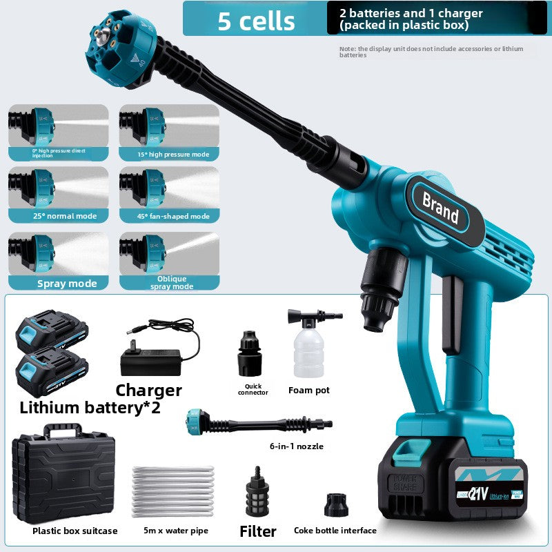 Wireless High Pressure Car Wash Gun