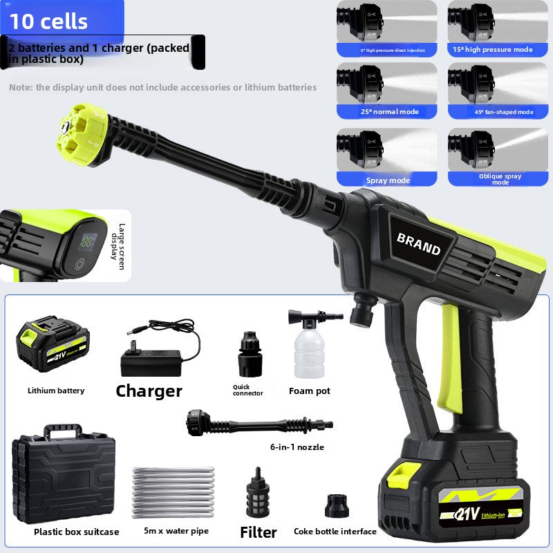 Wireless High Pressure Car Wash Gun