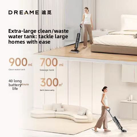 Wireless intelligent floor cleaning machine