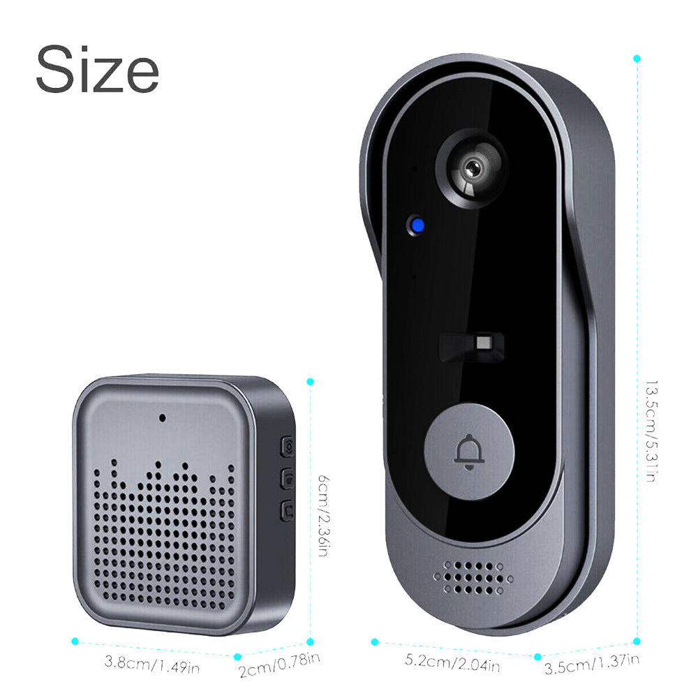 Wireless intelligent video doorbell