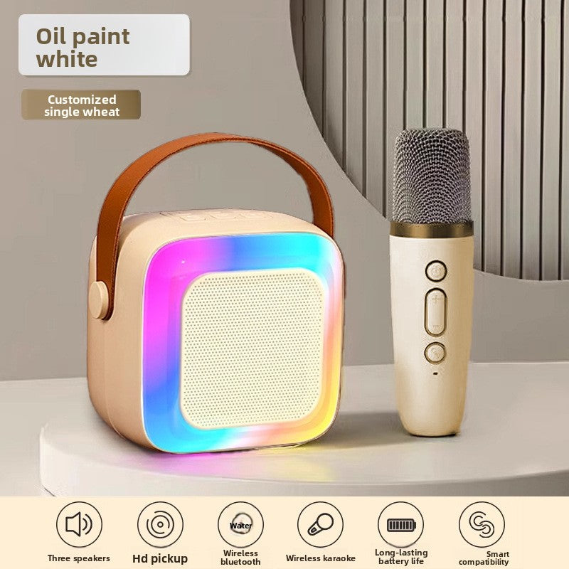 Wireless Karaoke Speaker with Microphone and Sound Effects