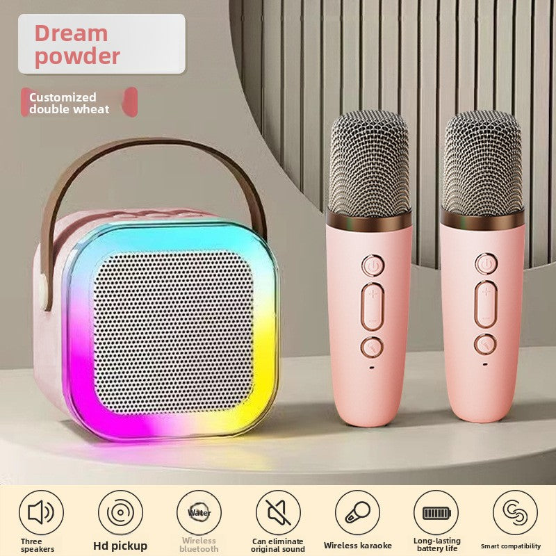 Wireless Karaoke Speaker with Microphone and Sound Effects