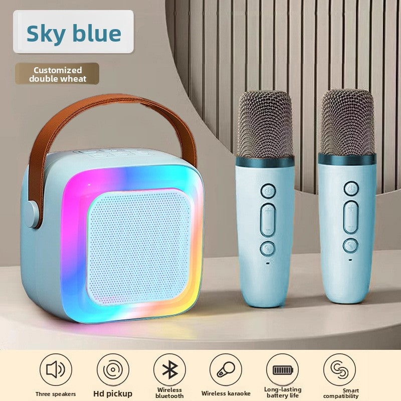 Wireless Karaoke Speaker with Microphone and Sound Effects
