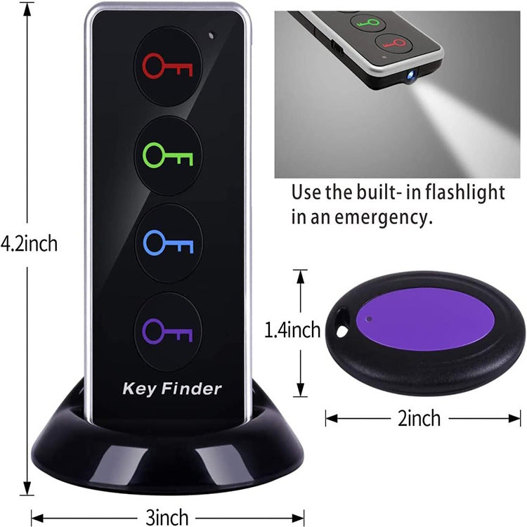 Wireless Key Finder with One Transmitter and Four Receivers
