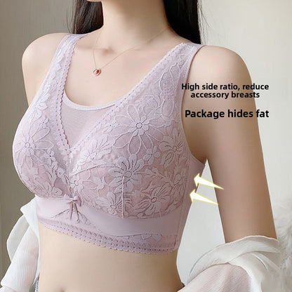 Wireless Lace Full Cup Bra