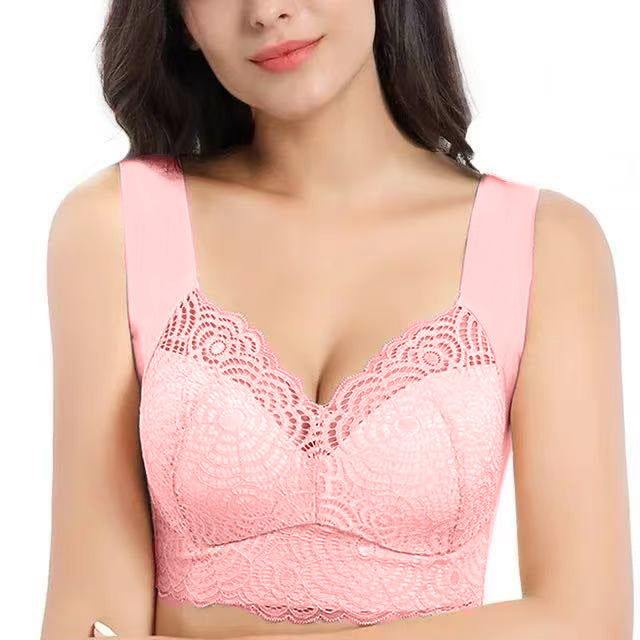 Wireless Lace Push-Up Bra